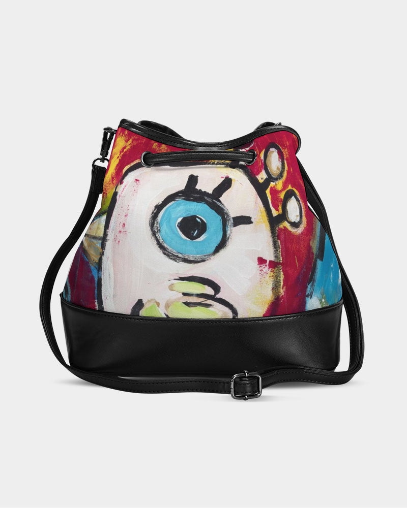 Cuba Linda Mini Drawstring Bucket Bag