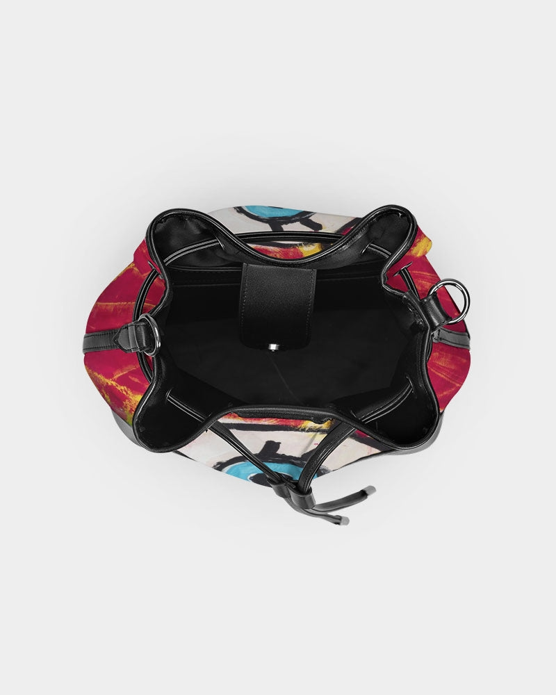 Cuba Linda Mini Drawstring Bucket Bag