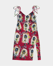 Load image into Gallery viewer, Los Pajaros Colorado Women's All-Over Print Tie Strap Split Dress