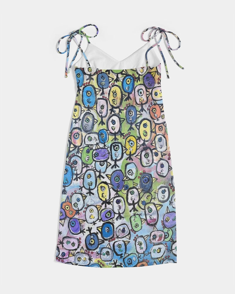 Opus Imperfectum Women's Tie Strap Split Dress